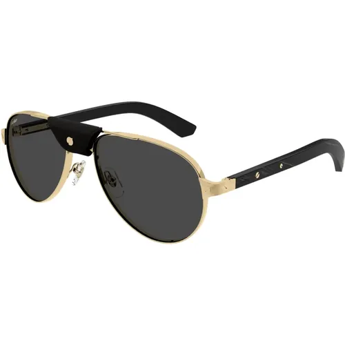 Ct0495S 001 Sunglasses , male, Sizes: 59 MM - Cartier - Modalova