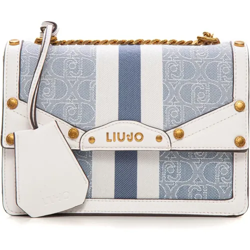 Contrast Crossbody Shoulder Bag with Logo , female, Sizes: ONE SIZE - Liu Jo - Modalova