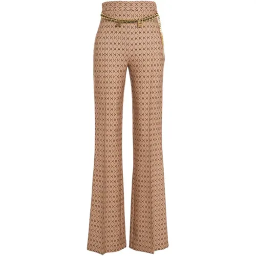 Palazzo Pants for Women , female, Sizes: XL, L, M - Elisabetta Franchi - Modalova