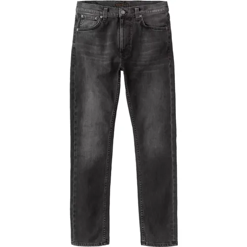 Slim Fit Tapered Leg Jeans , male, Sizes: W32 L32, W33 L32 - Nudie Jeans - Modalova