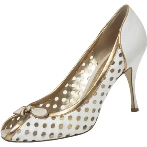 Pre-owned Leather heels , female, Sizes: 8 UK - Dolce & Gabbana Pre-owned - Modalova