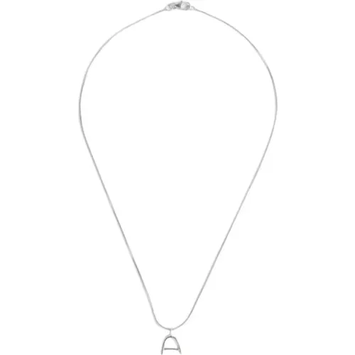 Personalisierter Buchstabenanhänger Halskette , Damen, Größe: ONE Size - Malababa - Modalova