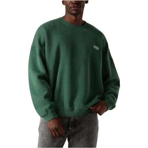 Grüner Doven Pullover Stilvoller Komfort , Herren, Größe: M/L - American vintage - Modalova