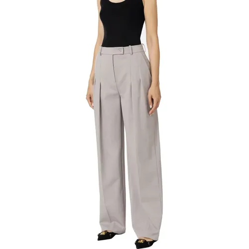 Graue Palazzo Hose Elegant Vielseitig Chic - Elisabetta Franchi - Modalova