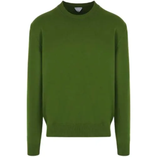 Cashmere Sweater with Ribbed Edges , male, Sizes: S - Bottega Veneta - Modalova