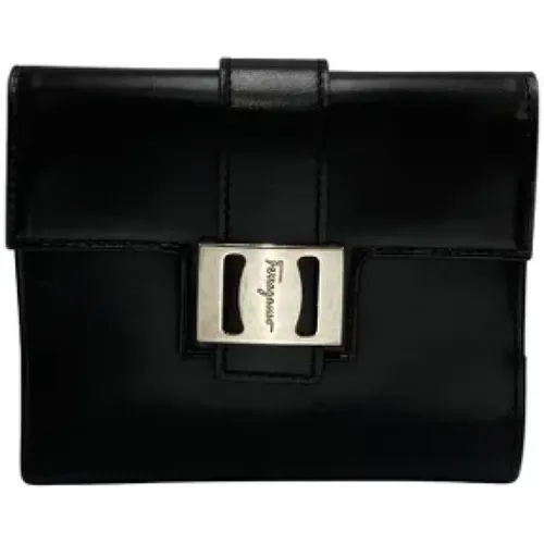 Pre-owned Leather wallets , female, Sizes: ONE SIZE - Salvatore Ferragamo Pre-owned - Modalova