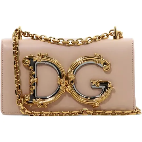 DG Girls Crossbody Tasche,Leder Crossbody Tasche - Dolce & Gabbana - Modalova