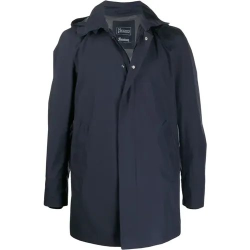 Hooded Waterproof Jacket , male, Sizes: 3XL, 2XL - Herno - Modalova