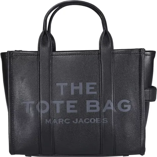The Leather Medium Tote Bag , female, Sizes: ONE SIZE - Marc Jacobs - Modalova