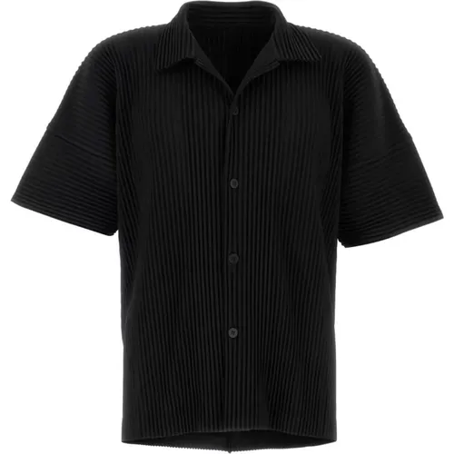 Stylish Polyester Shirt , male, Sizes: L, M - Issey Miyake - Modalova