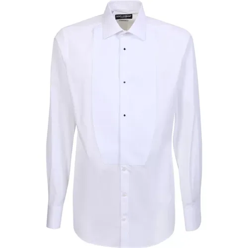 Classic Tailored-Cut Shirt , male, Sizes: S, XL, 2XL, L - Dolce & Gabbana - Modalova