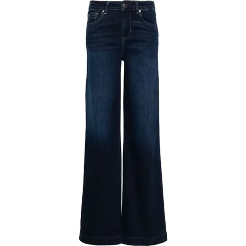 Blaue Wide Leg Jeans , Damen, Größe: W29 - Liu Jo - Modalova