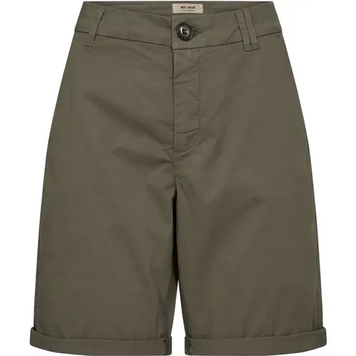 Casual Summer Shorts & Knickers Dusty Olive , female, Sizes: W33, W26 - MOS MOSH - Modalova