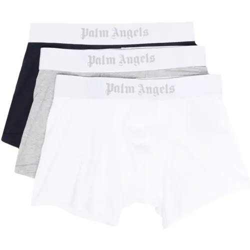 Boxershorts mit Logo-Bund, 3er-Pack, MultiColour , Herren, Größe: L - Palm Angels - Modalova