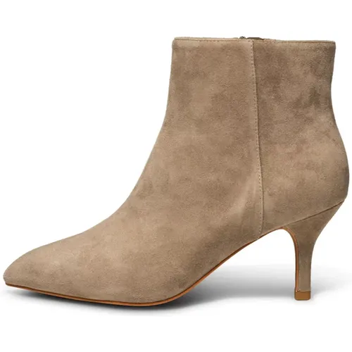 Elegant Suede Boot - Taupe , female, Sizes: 3 UK, 7 UK, 8 UK - Shoe the Bear - Modalova