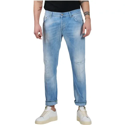 Slim-fit Denim Jeans , Herren, Größe: W34 - Dondup - Modalova
