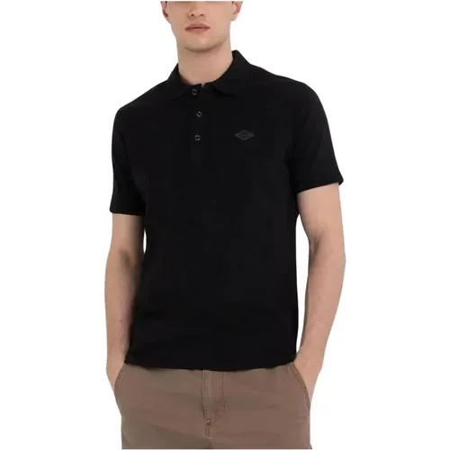 Short Sleeve Polo Shirt Cotton Collection , male, Sizes: M, S, XL, L, 3XL, 2XL - Replay - Modalova
