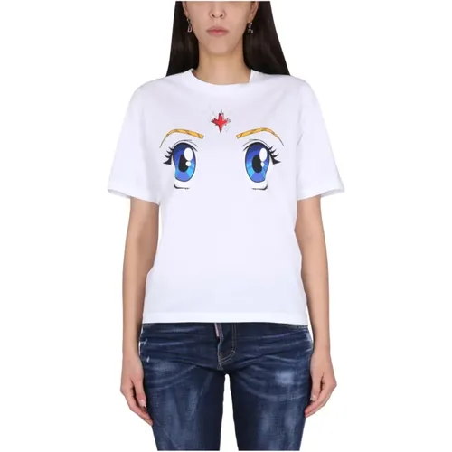 Sailor Moon Print Tee , female, Sizes: M - Dsquared2 - Modalova