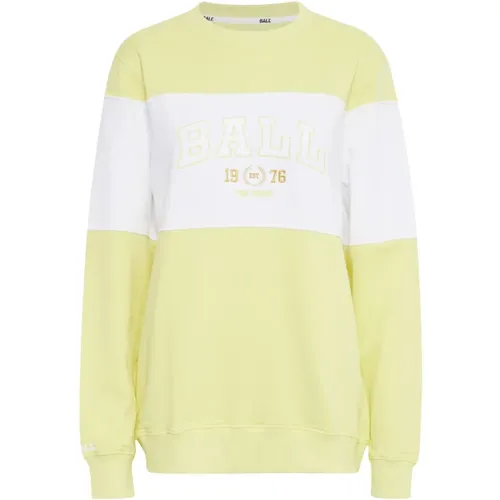 Cozy Embroidered Sweatshirt , female, Sizes: M, S, XS, XL, L, 2XL - Ball - Modalova