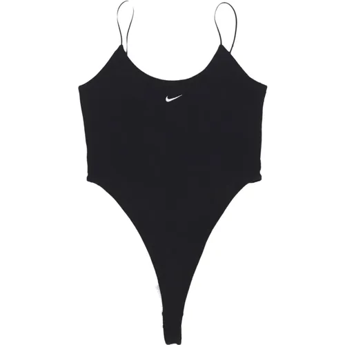 Chill Knit Bodysuit Schwarz , Damen, Größe: XS - Nike - Modalova