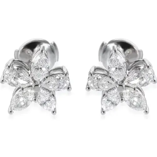 Pre-owned Platinum earrings , female, Sizes: ONE SIZE - Tiffany & Co. Pre-owned - Modalova