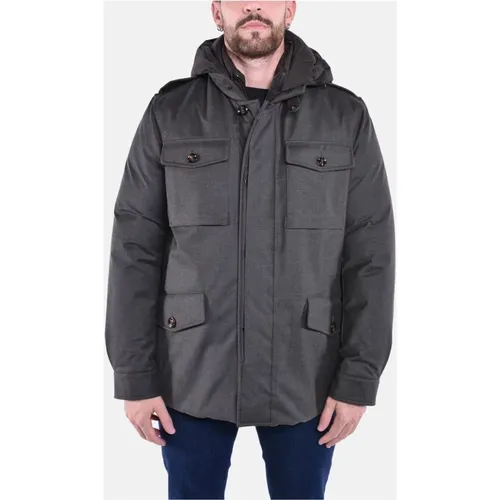 Waterproof Down Puffer Jacket , male, Sizes: L, XL, M - Moorer - Modalova