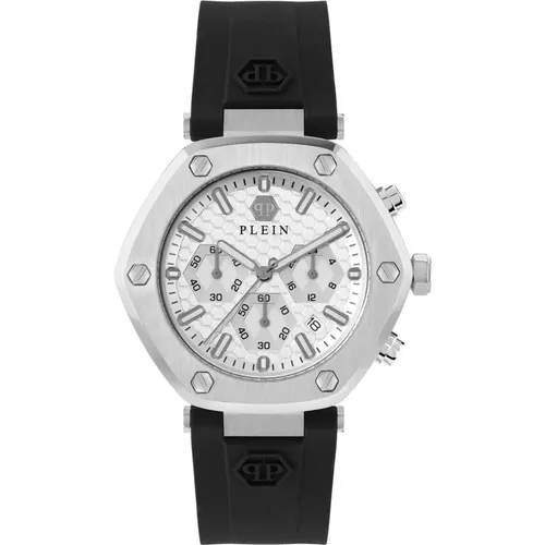 Hexagon Chrono Watch , male, Sizes: ONE SIZE - Philipp Plein - Modalova