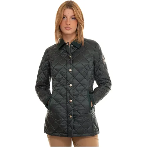 Quilted Camilla Jacket with Arm Logo , female, Sizes: S, XS - Husky Original - Modalova