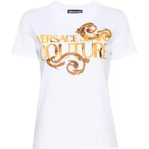 Stylish T-shirt and Polo , female, Sizes: S, L, XL, XS, M - Versace Jeans Couture - Modalova