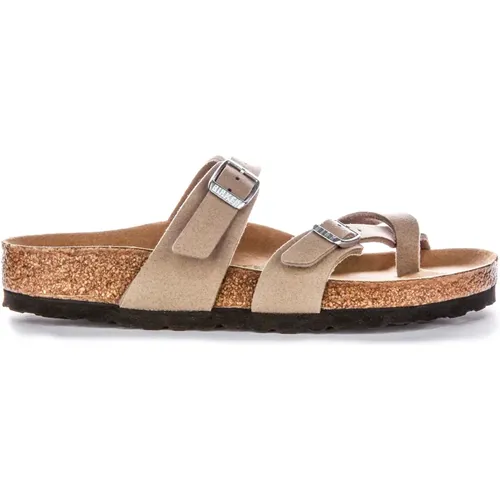 Mayari Sandals in Taupe | Vegan Friendly , female, Sizes: 4 UK, 5 UK, 6 UK, 8 UK, 7 UK - Birkenstock - Modalova