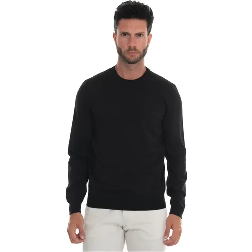 Round Neck Sweater , male, Sizes: 2XL, M, XL, L, 3XL, S - Boss - Modalova