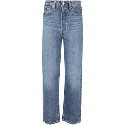 Levi's, Valley View Straight Ankle Jeans , Damen, Größe: W30 - Levis - Modalova