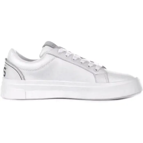 Leder Logo Sneakers Gummisohle GCDS - GCDS - Modalova