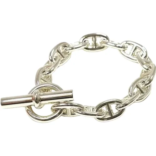 Pre-owned Silver bracelets , female, Sizes: ONE SIZE - Hermès Vintage - Modalova