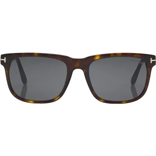 Stephenson Sunglasses Tortoise Grey , male, Sizes: 56 MM - Tom Ford - Modalova