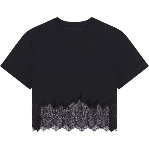 Spitzen Cropped T-Shirt Givenchy - Givenchy - Modalova