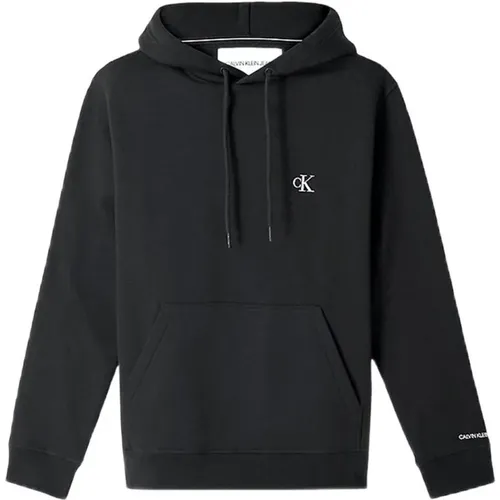 Mens Hooded Sweatshirt , male, Sizes: M, XS, XL, L, 2XL - Calvin Klein Jeans - Modalova
