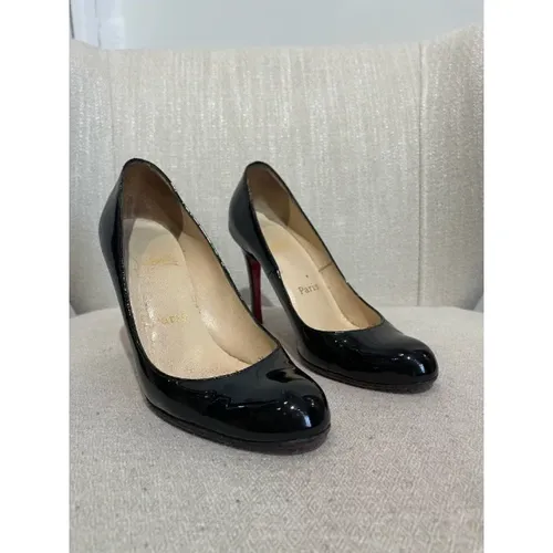 Pre-owned Leather heels , female, Sizes: 2 1/2 UK - Christian Louboutin Pre-owned - Modalova