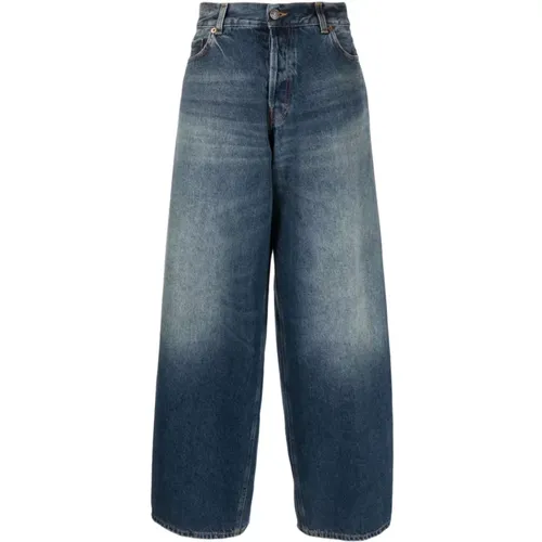 Indigo Wide-Leg Denim Jeans , female, Sizes: W24 - Haikure - Modalova