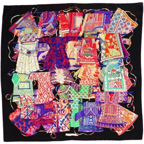 Pre-owned Silk scarves , female, Sizes: ONE SIZE - Hermès Vintage - Modalova