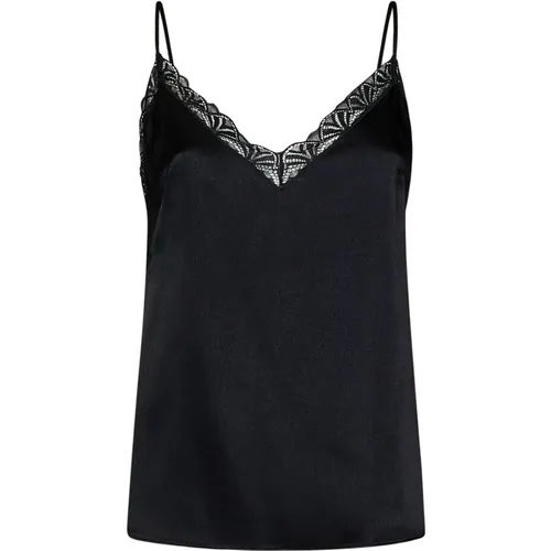 Lace V-Neck Top , female, Sizes: L, M - alberta ferretti - Modalova