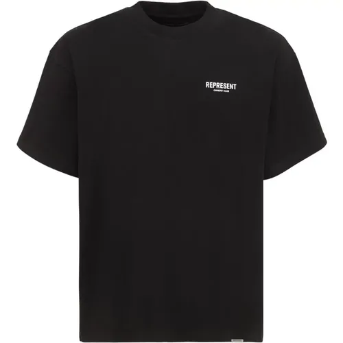 Schwarze T-Shirt und Polo Kollektion , Herren, Größe: S - REPRESENT - Modalova