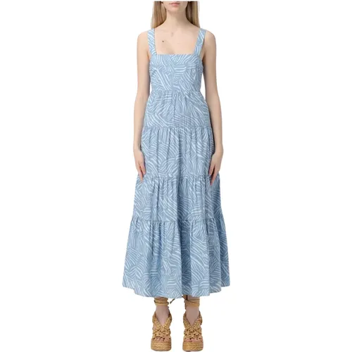 Midi-Kleid im ABITO-Stil , Damen, Größe: M - Michael Kors - Modalova