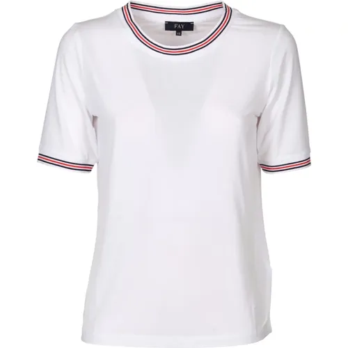 Women's Clothing T-Shirts & Polos Ss24 , female, Sizes: S, XS, L - Fay - Modalova