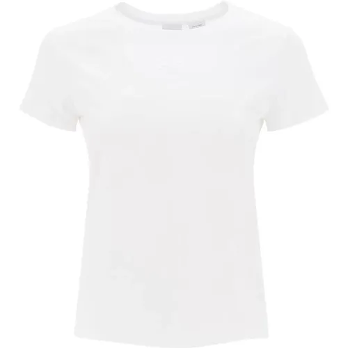 Besticktes Logo T-Shirt , Damen, Größe: L - pinko - Modalova
