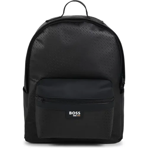 Monogramm Rucksack mit dreifarbigen Druck - Hugo Boss - Modalova