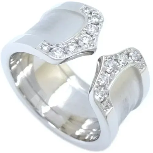 Pre-owned White Gold rings , female, Sizes: ONE SIZE - Cartier Vintage - Modalova