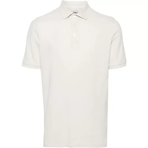 Slim Fit Cotton Polo Shirt , male, Sizes: 3XL, XL, L, 2XL, 4XL - Fedeli - Modalova