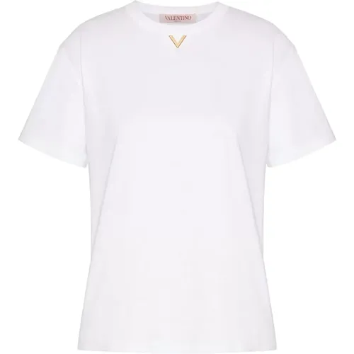 Unique Women's T-Shirt for Everyday Wear , female, Sizes: M, S, XS, L - Valentino Garavani - Modalova