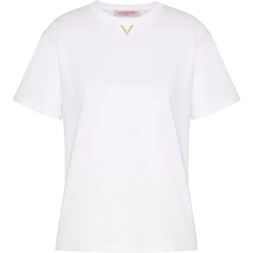 Unique Womens T-Shirt for Everyday Wear , female, Sizes: M, S, L - Valentino Garavani - Modalova